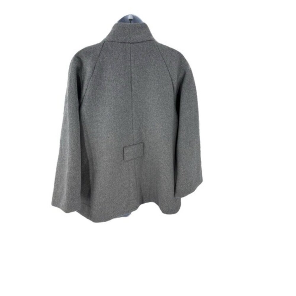 Tuckernuck NEW Gray Odelie Cape Relaxed Fit Wide Sleeve Mid-Length Jacket M/L - Picture 8 of 12